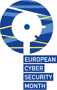 Logo des europäischen Monats der Cyber-Sicherheit