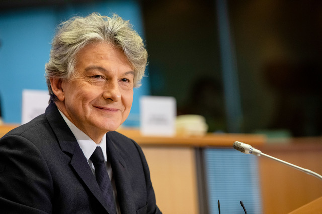 EU-Binnenmarktkommissar Thierry Breton ist mit den Verhandlungen zum AI Act unzufrieden